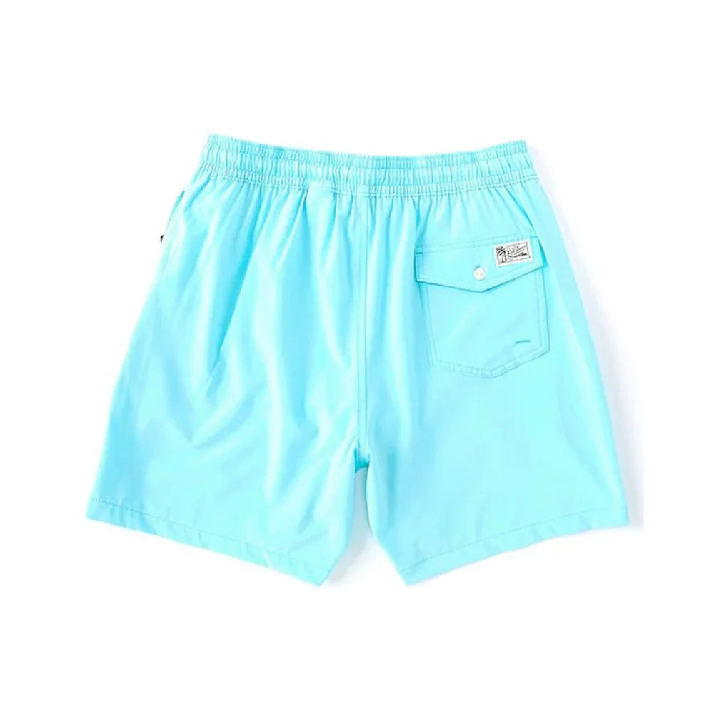 Polo Ralph Lauren Traveler Sizeolid 5.75 Inseam Sizewim Trunks HAMMOND BLUE L