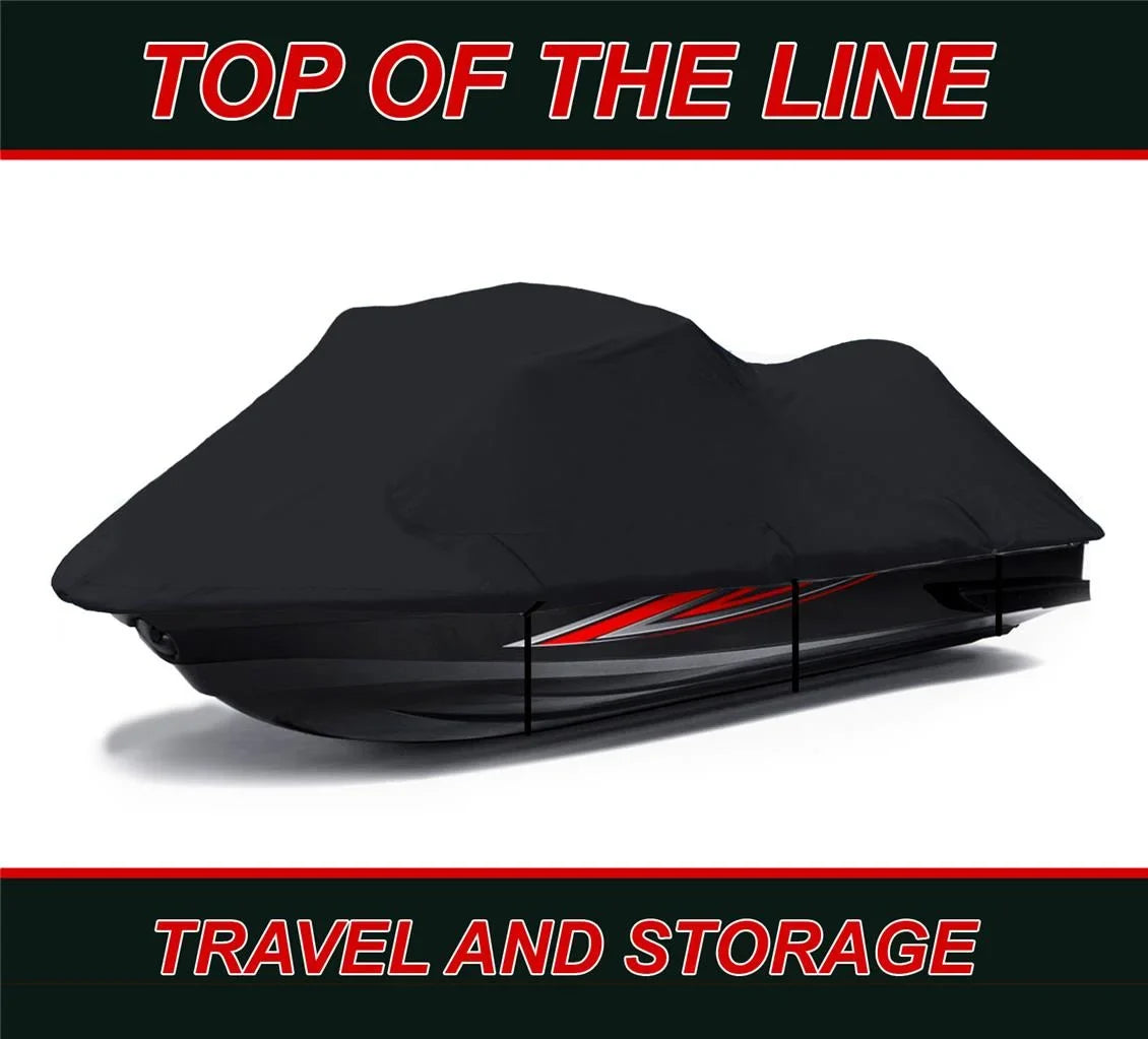 BLACK PWC 600D JET SizeKI Cover Compatible for Polaris Genesis FI 2001