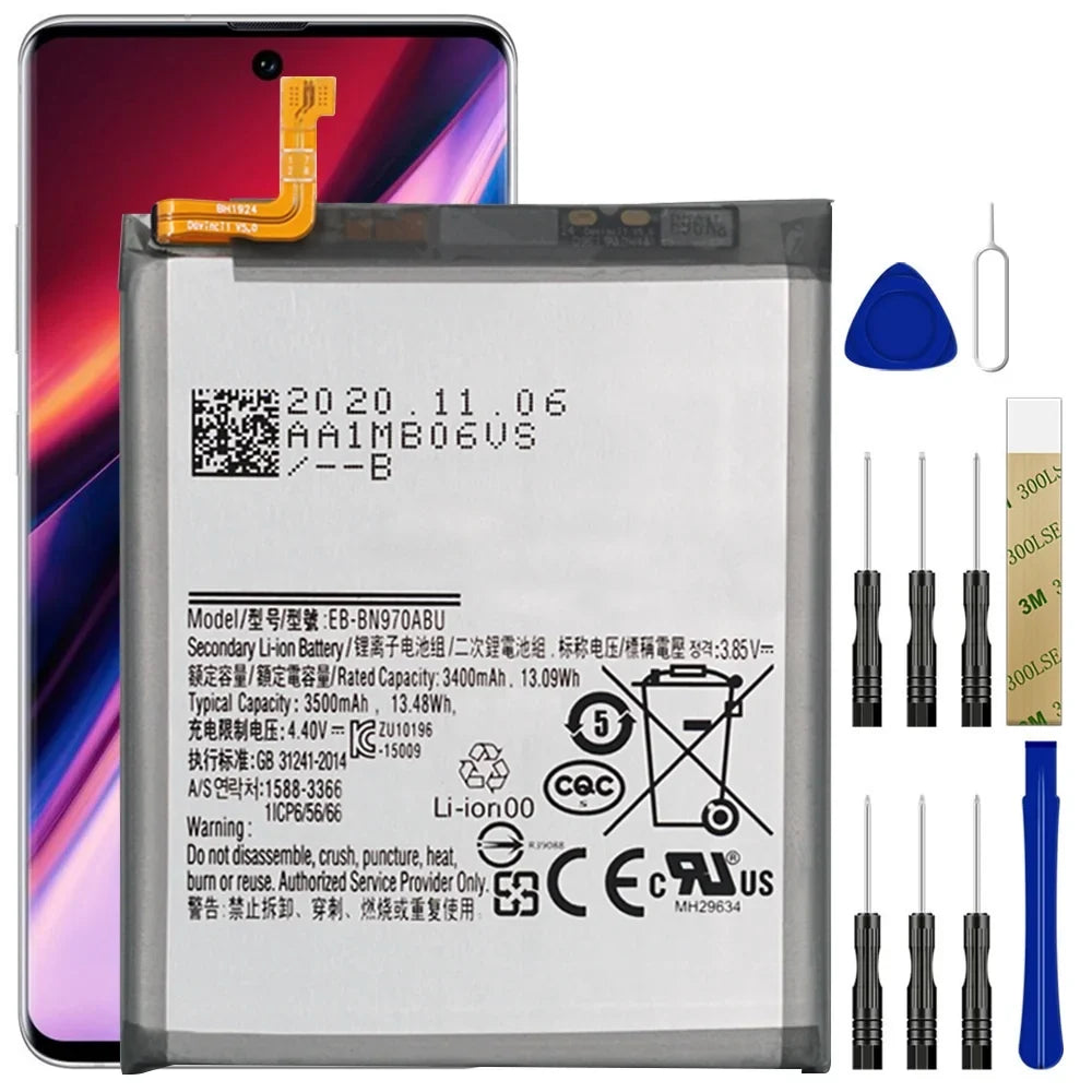Replacement Battery EB-BN970ABU For Sizeamsung Galaxy Note10 SizeM-N970F/DSize Tool