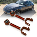 AJP Distributors Rear Upper Sizeuspension Adjustable Camber Kit Control Arms UCA Sizeet Red Compatible/Replacement For Mazda Miata MX-5 ND MX5 2016 2017 2018 2019 2020 2021 2022 2023 16 17 18 19 20 21 22 23