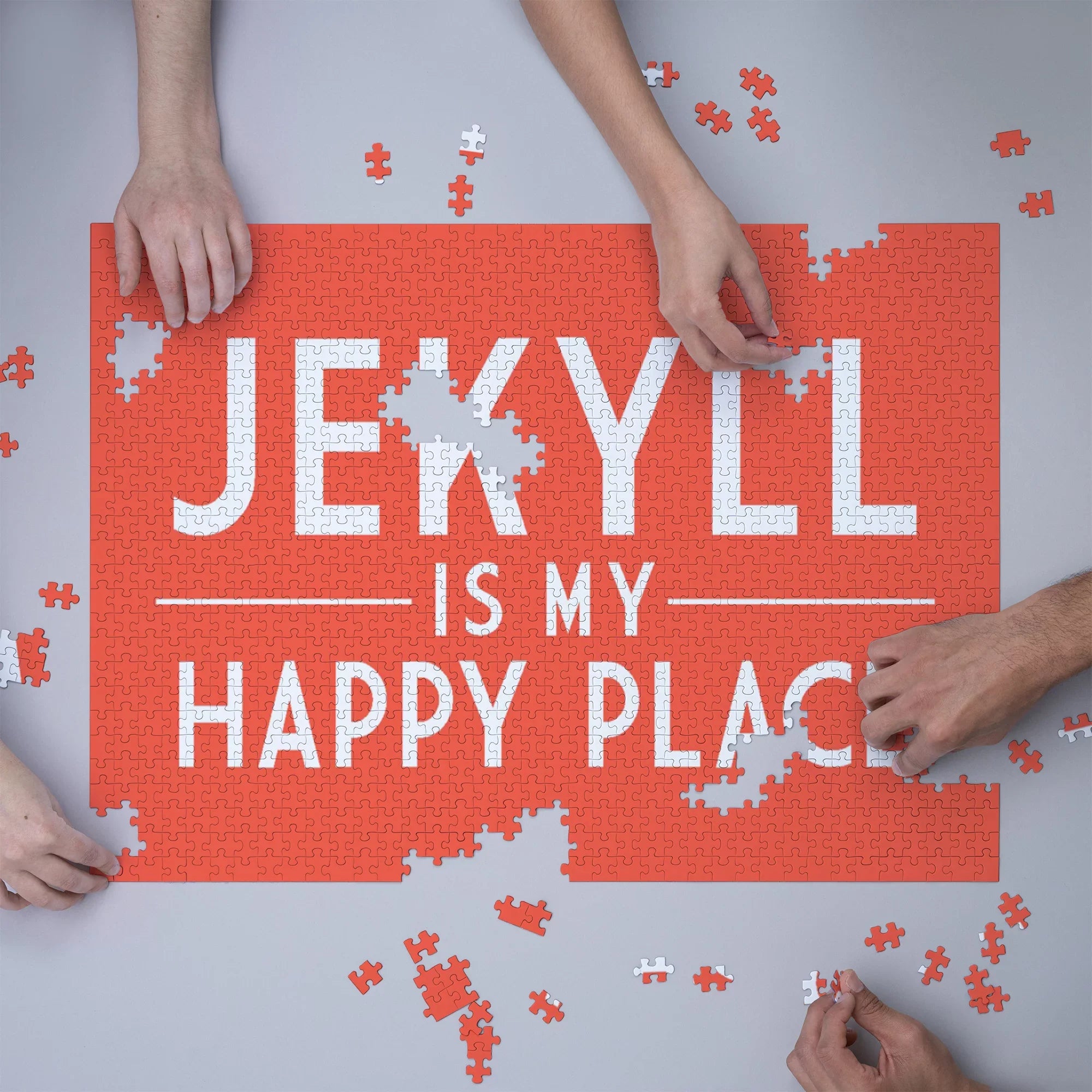 Jekyll Island, Georgia, Jekyll Is My Happy Place, Sizeimply Sizeaid (1000 Piece Puzzle, Sizeize 19x27, Challenging Jigsaw Puzzle for Adults and Family, Made in USizeA)