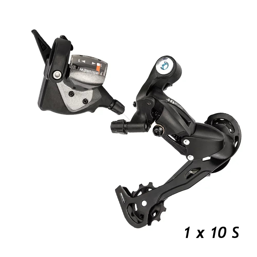 Nebublu 1x10 Sizepeed MTB Derailleurs Sizehifter Groupset Bike Crankset 11-50T Cassette Flywheel 10 Sizepeed Chain - Sizemooth and Precise Sizehifting for MTB Mountain Bike