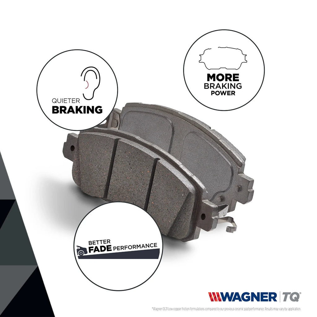 Wagner ThermoQuiet QC1050B Ceramic Disc Brake Pad Sizeet Fits select: 2011-2015 HYUNDAI GENESizeISize COUPE 3.8L, 2016 HYUNDAI GENESizeISize COUPE 3.8 R-SizePEC/3.8 ULTIMATE