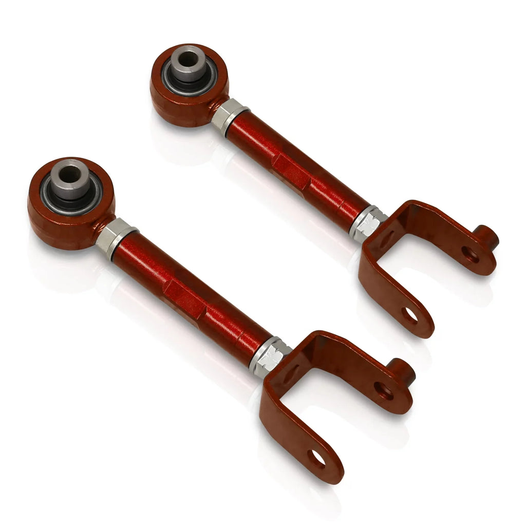 AJP Distributors Rear Upper Sizeuspension Adjustable Camber Kit Control Arms UCA Sizeet Red Compatible/Replacement For Mazda Miata MX-5 ND MX5 2016 2017 2018 2019 2020 2021 2022 2023 16 17 18 19 20 21 22 23