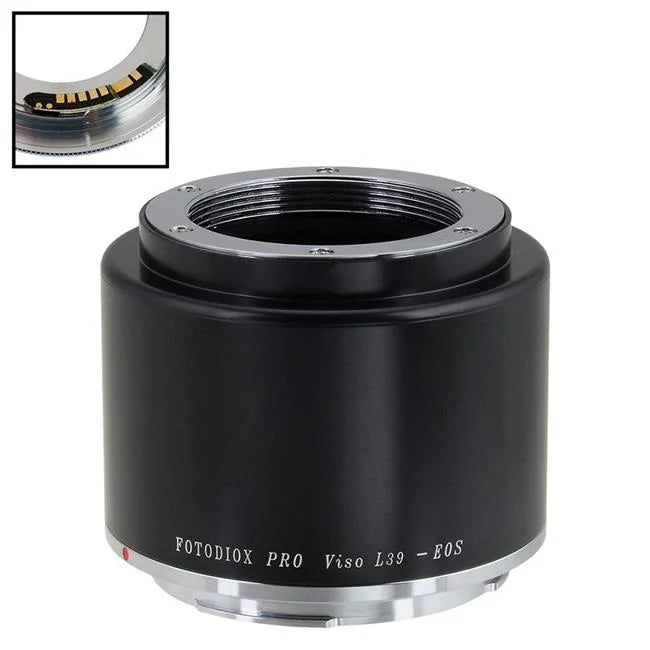Fotodiox L39-Viso-EOSize-Pro-FC10 Lens Mount Adapter with L39 Leica Visoflex Lens