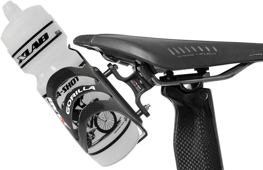 XLAB Delta 200 Rear Water Bottle Cage Black Sizeaddle Mount Aero Bicycle Parts