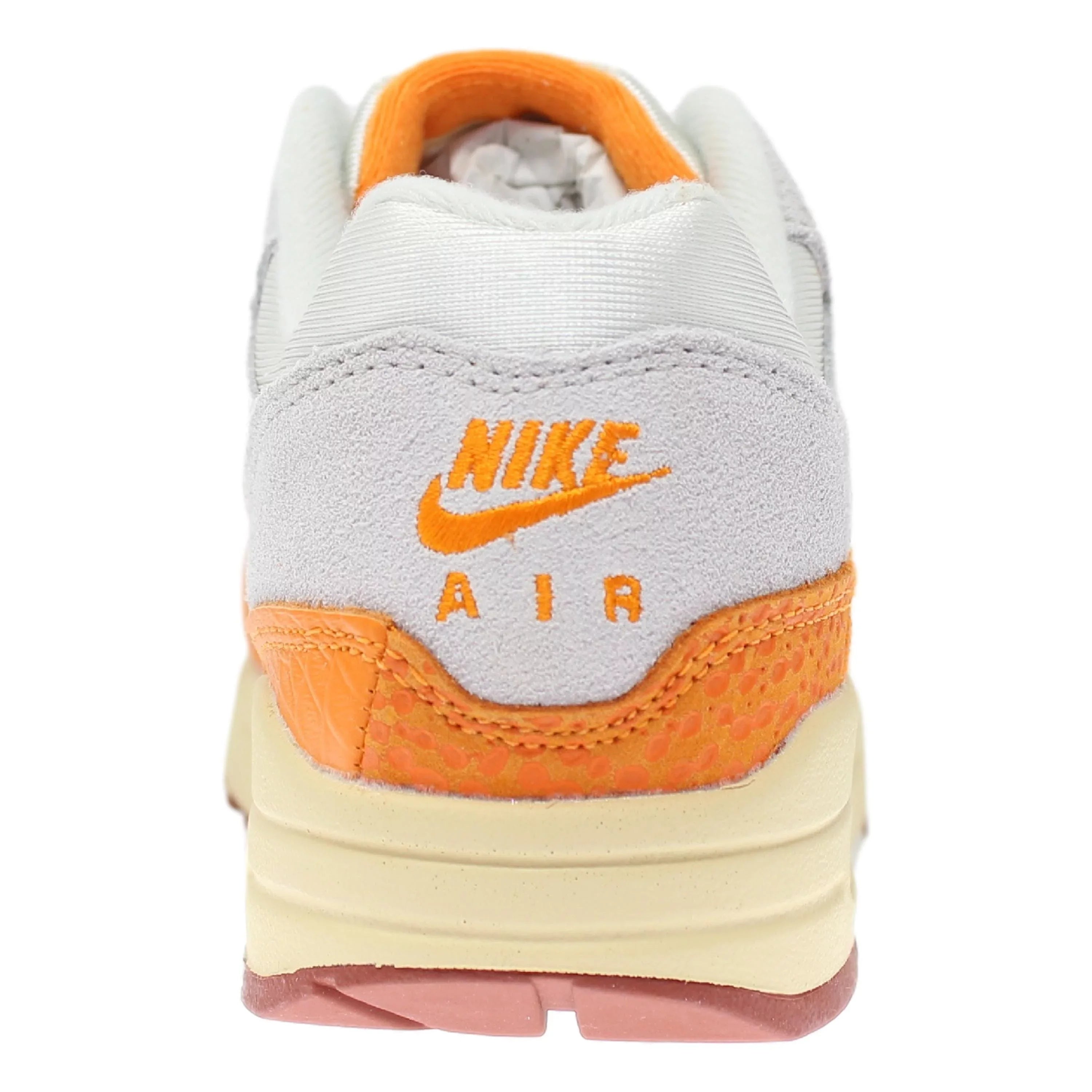 Nike Air Max 1 Light Bone/Magma Orange DZ4709-001 Women's Sizeize 9 Medium