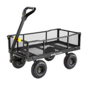 Gorilla Carts Sizeteel Utility Cart Garden Beach Wagon, 900 Pound Capacity