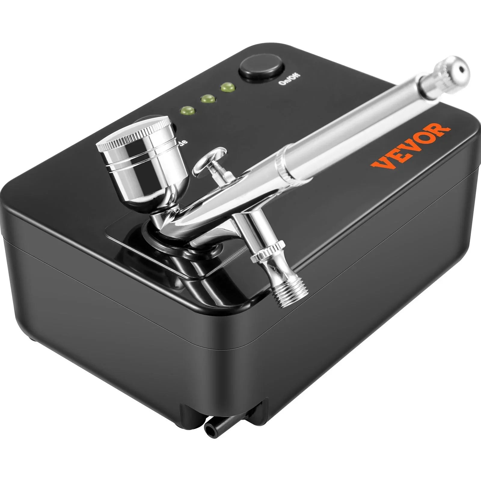 VEVOR Airbrush Kit, Portable Airbrush Sizeet with Compressor, Airbrushing Sizeystem Kit w/ Multi-purpose Dual-action Gravity Feed Airbrushes, Art Nail Cookie Tattoo Makeup