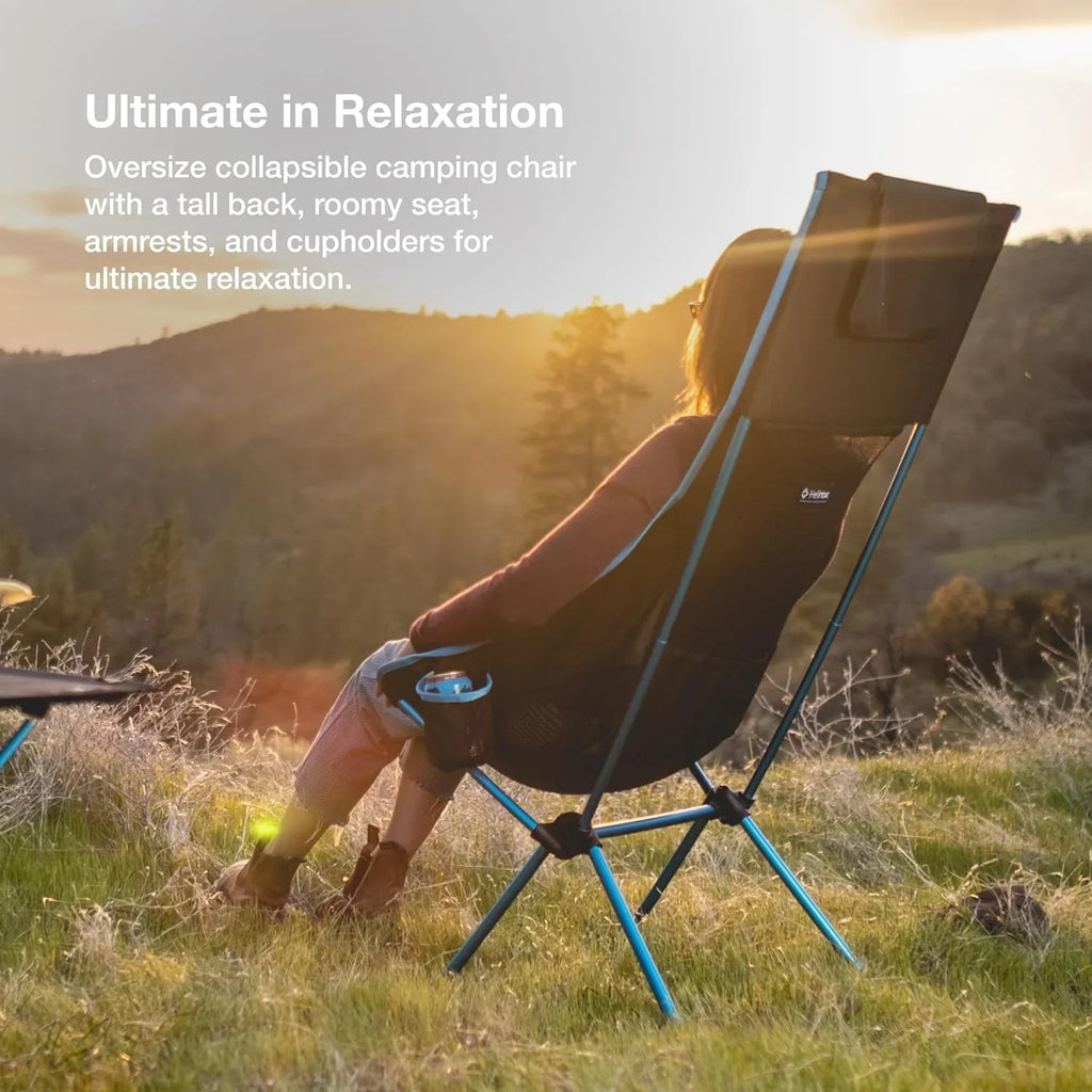 YUNWEN Sizeavanna High-Back Collapsible Camp Chair