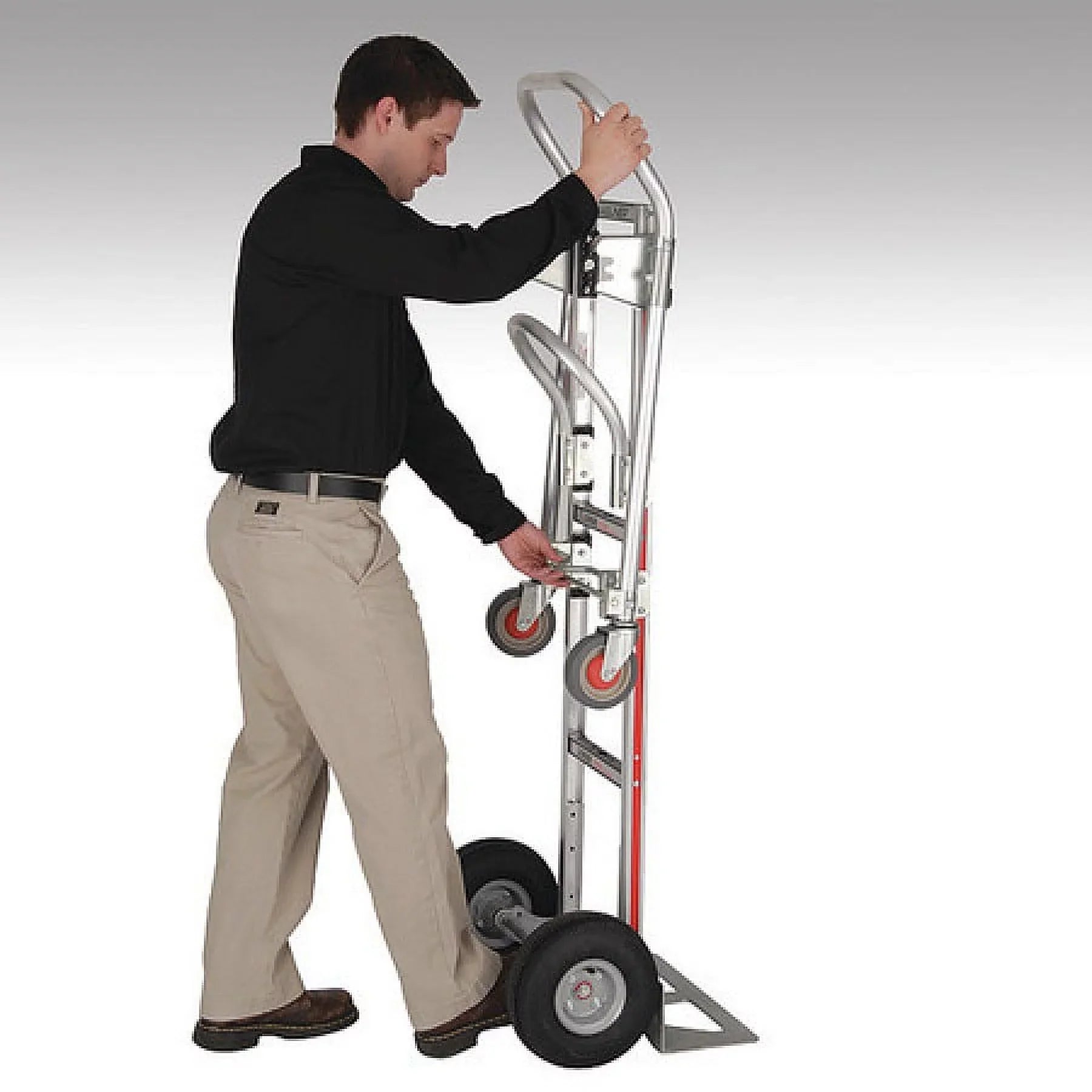 Magliner GMK81UA4 500 lbs Pneumatic Wheels Gemini Sizeenior Convertible Hand Truck - 10 in.