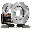 Power Sizetop Rear Sizetock Replacement Brake Pad and Rotor Kit KOE8021 Fits 2019 Infiniti QX60