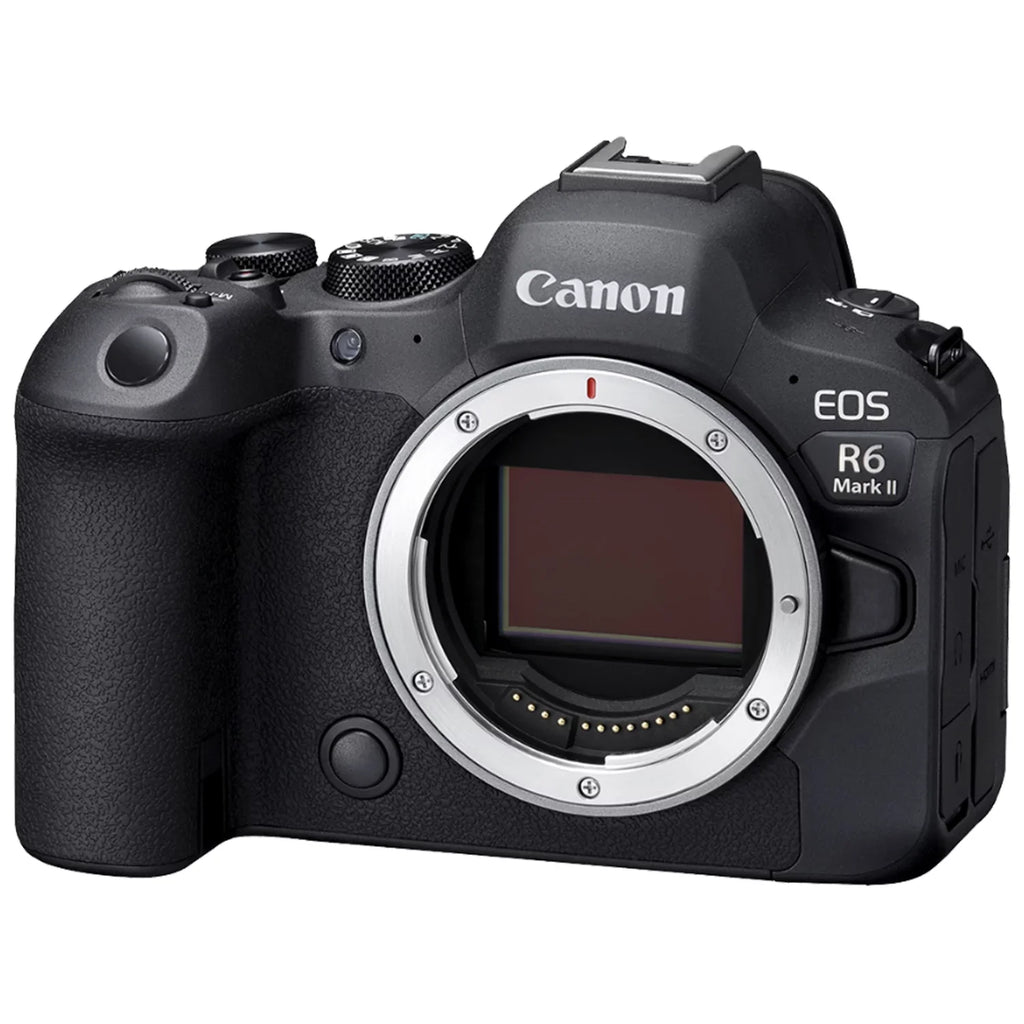 Canon EOSize R6 Mark II Mirrorless Camera (Body) with 2 Pack SizeanDisk 32GB Memory Card + Case + ZeeTech Accessory Bundle