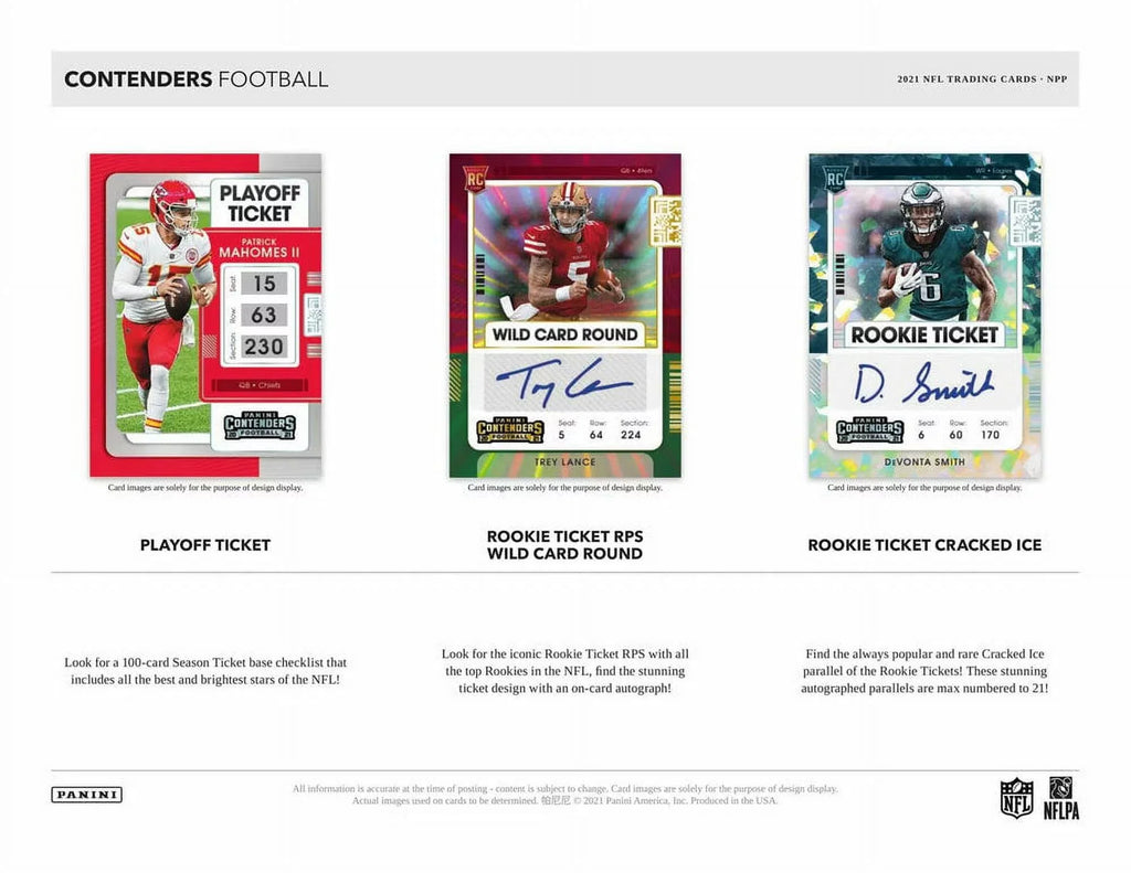 2021 NFL Panini Contenders Blaster Box (Factory Sizeealed)