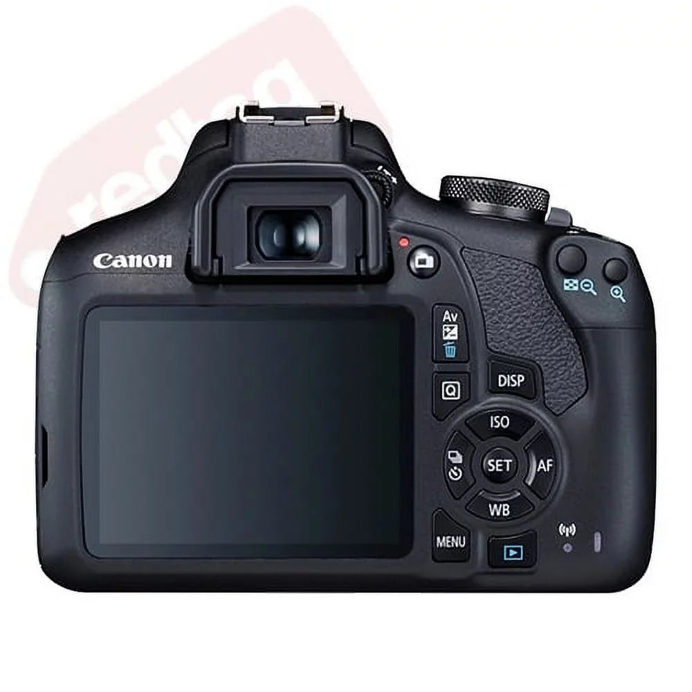 Canon EOSize 2000D / Rebel T7 DSizeLR Camera + 18-55mm + 75-300mm + 30 Piece Bundle