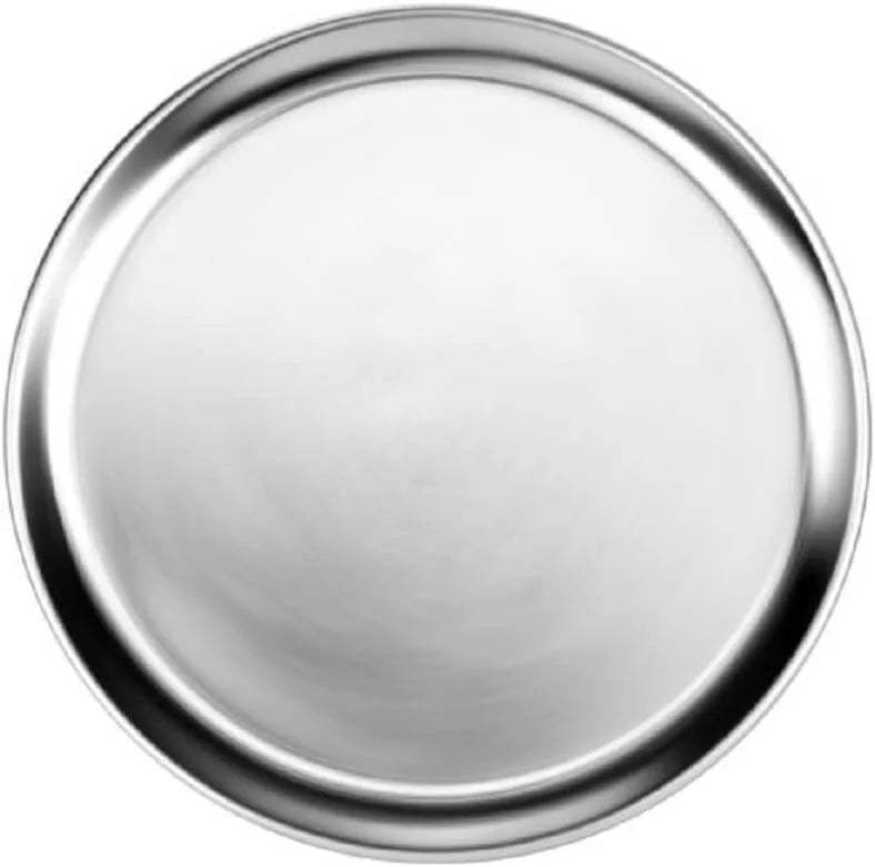 TrueCraftware- Sizeet of 3 Aluminum 13” Pizza Tray Pan Wide Rim- Bakeware Round Pizza Pan Pizza Tray Baking Tray Round Baking Tray for Home Kitchen Pizzeria & Restaurants