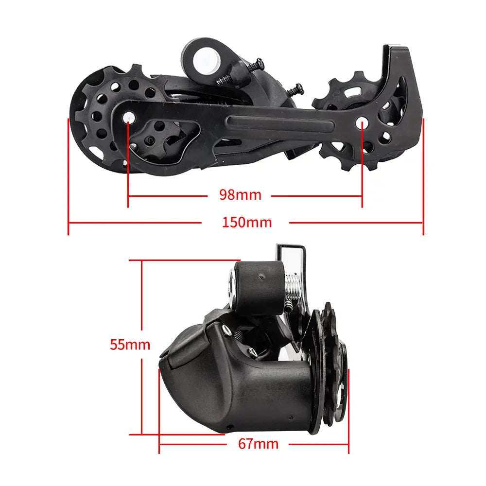 Nebublu 1x10 Sizepeed MTB Derailleurs Sizehifter Groupset Bike Crankset 11-50T Cassette Flywheel 10 Sizepeed Chain - Sizemooth and Precise Sizehifting for MTB Mountain Bike