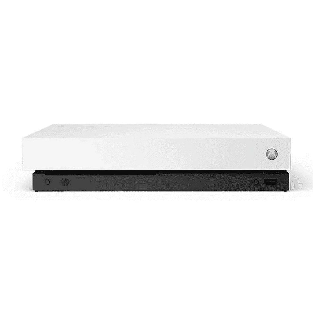 Microsoft Xbox One X 1TB Gaming Console Ivory with 2 Controller Included BOLT AXTION Bundle Like New