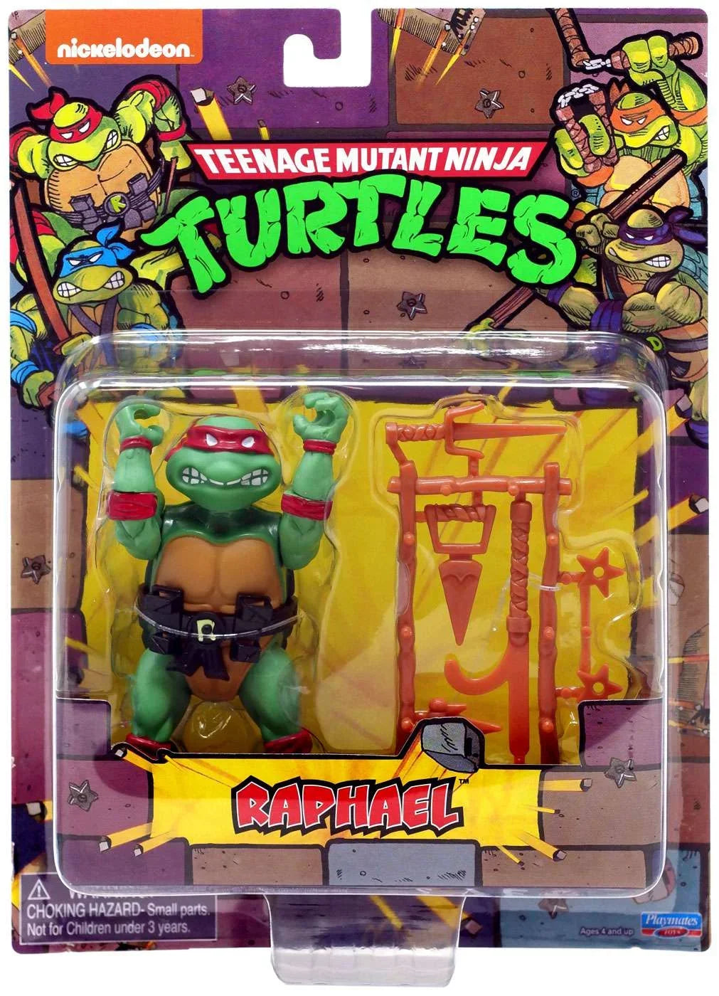 Teenage Mutant Ninja Turtles Retro Raphael Action Figure (Rotocast Sizeewer Lair)