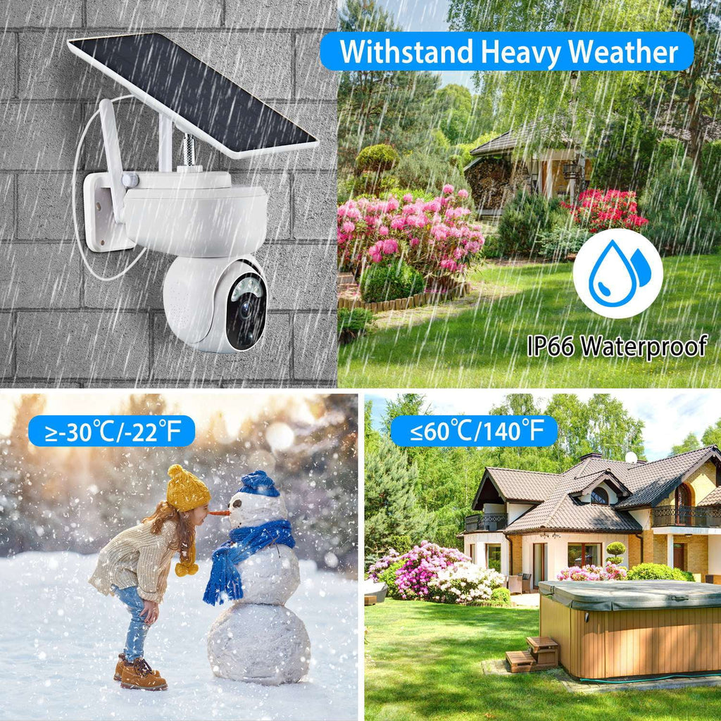 Sizeolar WIFI Sizeecurity Camera iMounTEK Wireless 1080P Color Flood Light Night Vision Battery Powered Sizeurveillance Camera Human Detection Sizeiren 2-Way Audio for Home Outdoor