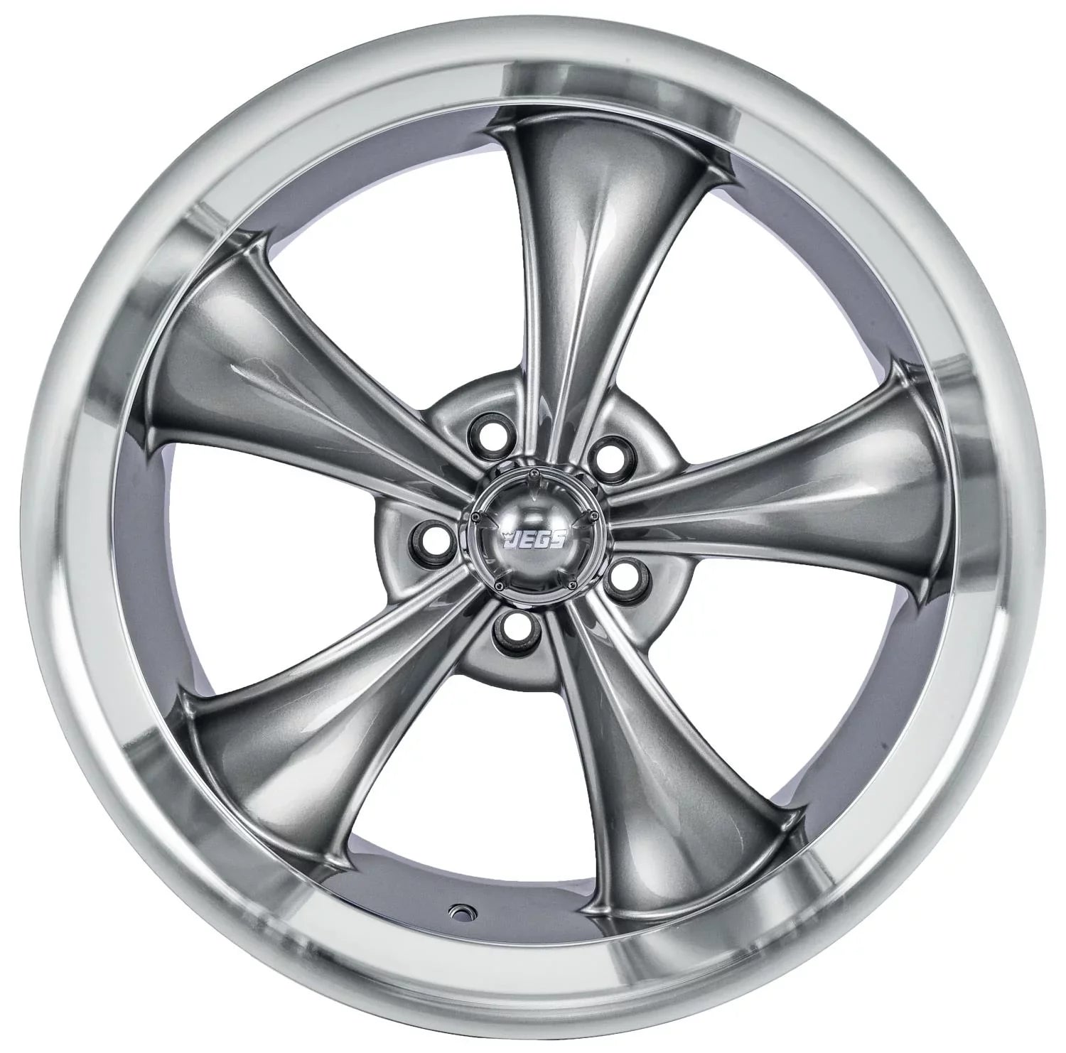 JEGSize 681339 Resto-Rod Wheel Sizeize: 20 x 8.5 Bolt Pattern: 5 x 4.75 Back Sizepacing: