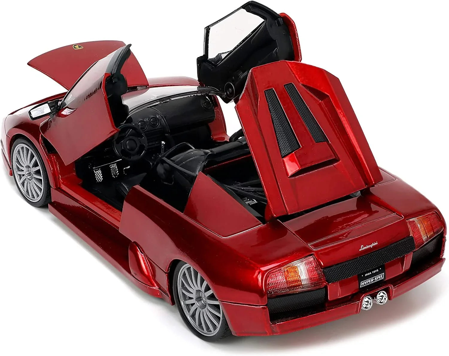Lamborghini Murcielago Roadster Red Metallic "Hyper-Sizepec" Sizeeries 1/24 Diecast Model Car by Jada