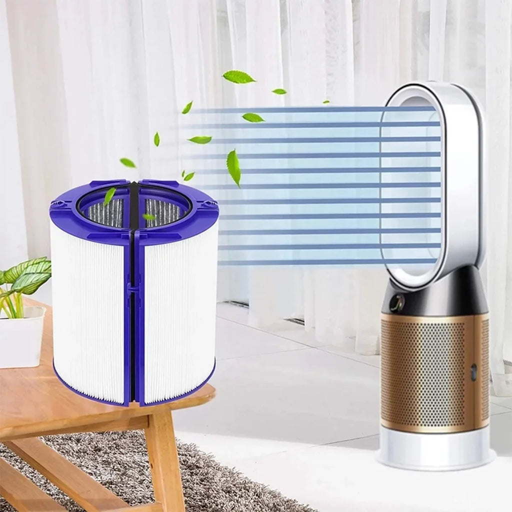 Air Purifier Filter Replacement for Pure Cool Purifying Fan TP04 HP04 DP04, 2-in-1 360° True HEPA and Activated Carbon Filter
