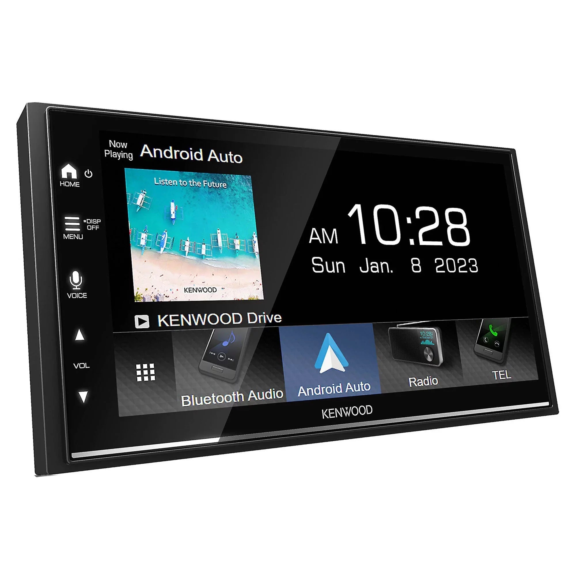 Kenwood DMX7709Size Digital Multimedia Receiver with CMOSize-320LP Multi-Angle Rear View Camera with License Plate Mounting