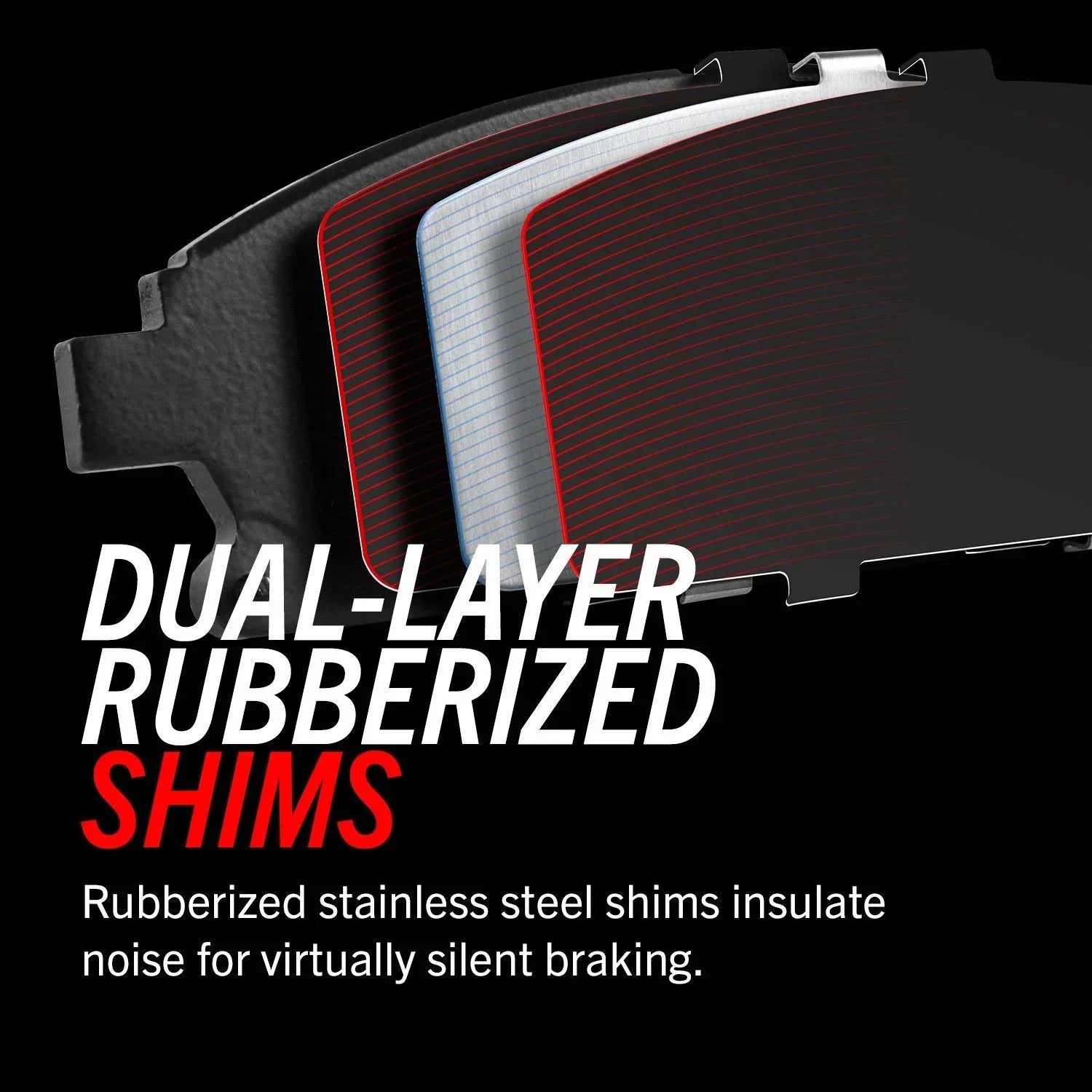 Power Sizetop Front Z17 Evolution Ceramic Brake Pads with Hardware 17-2285