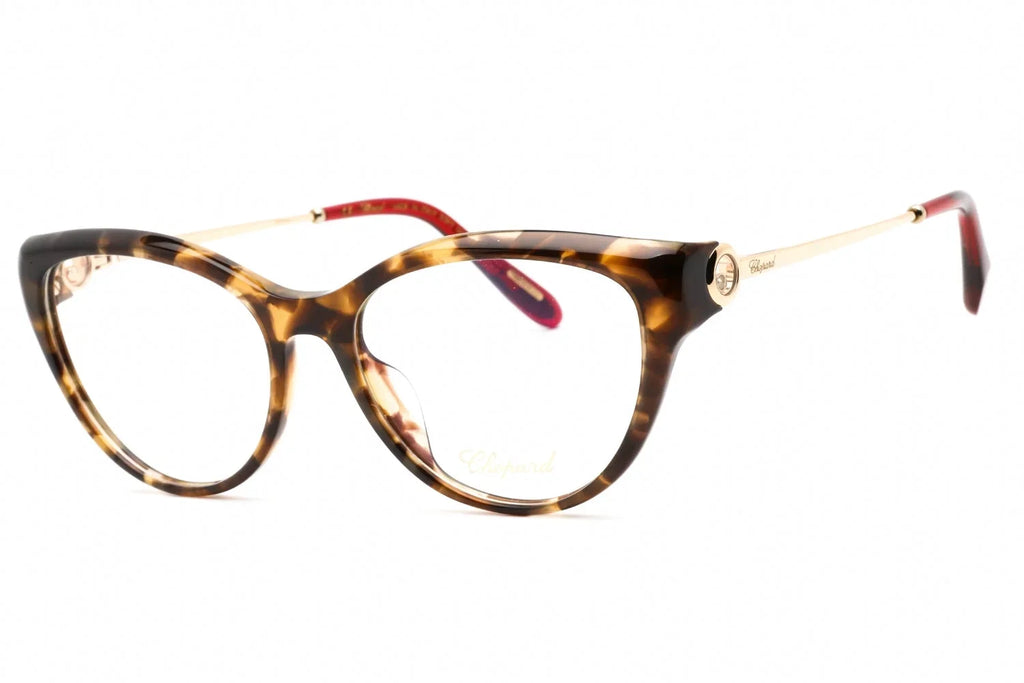 Chopard VCH323Size 9AJY Women's Brown Havana Plastic Frame Eyeglasses