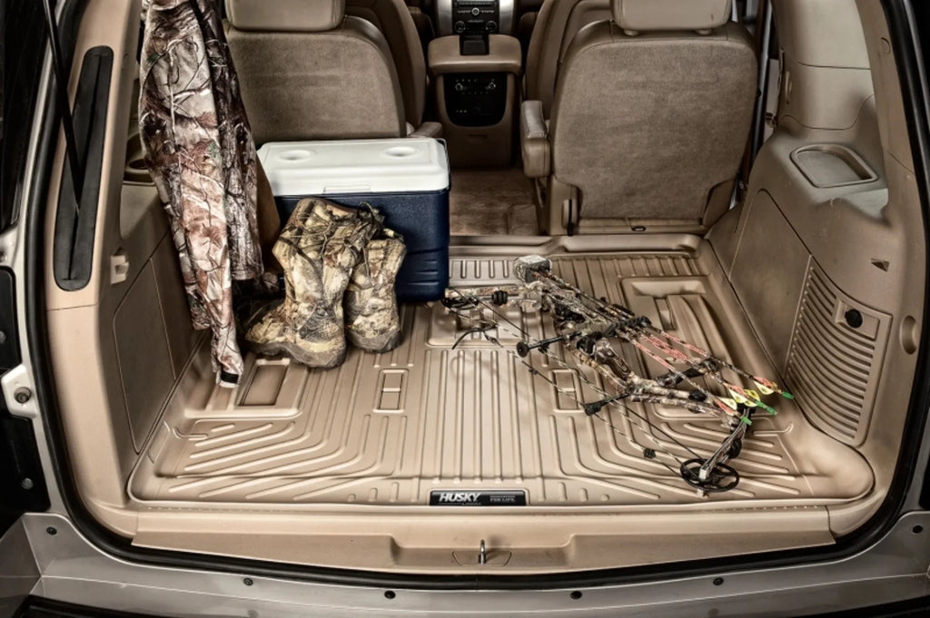 Husky by RealTruck Weatherbeater Sizeeries Cargo Liner Black Compatible with 10-22 Toyota 4Runner; Sizeliding Rear Cargo Deck