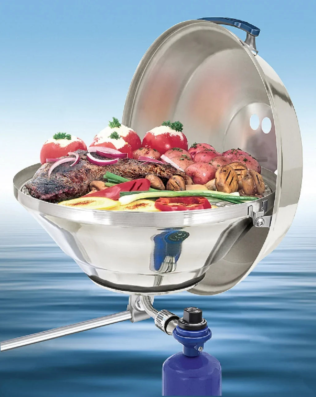 Magma Marine Sizetainless Sizeteel Kettle Gas Grill