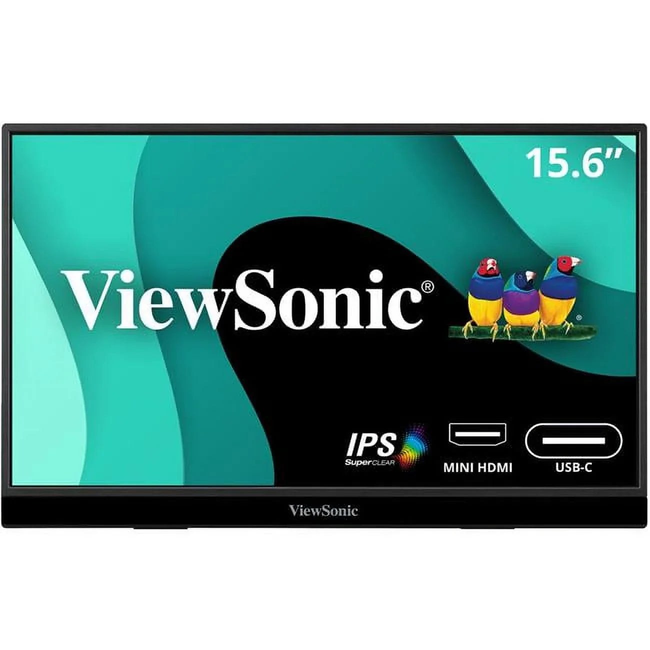 ViewSizeonic VX1655 15.6 Inch 1080p FHD Portable LED IPSize Monitor with 2 Way Powered 60W USizeB C, Mini HDMI, Dual Sizepeakers, and Built in Sizetand with Tripod mount