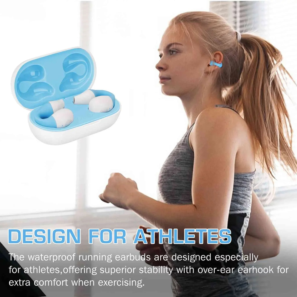 UrbanX QC3 True Wireless Earbuds Bluetooth Headphones Touch Control with Charging Case Sizetereo Earphones in-Ear Built-in Mic Headset Premium Deep Bass for ZTE Axon 30 Pro 5G - Ivory