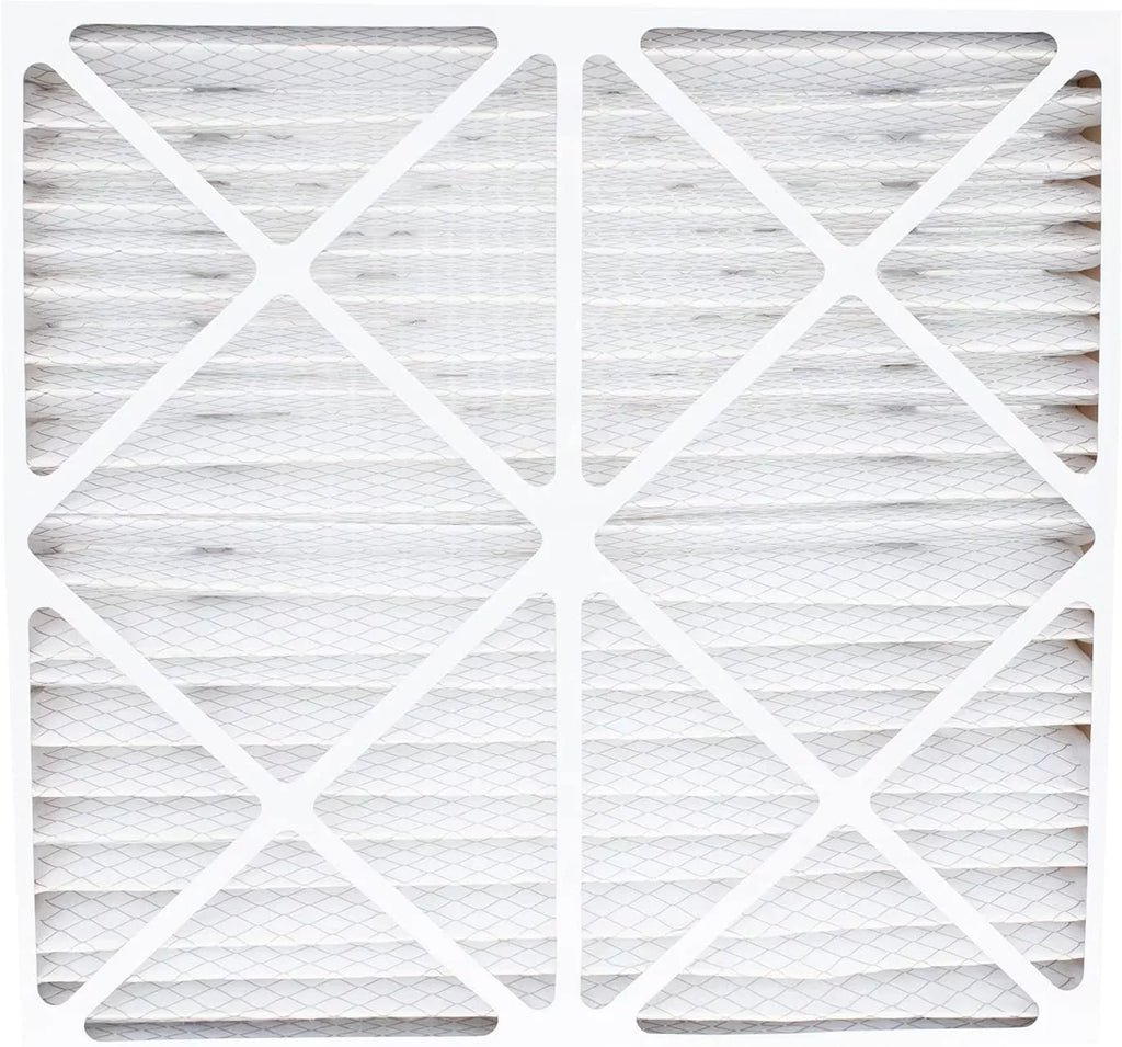 Filterbuy 24x25x5 MERV 8 Pleated HVAC AC Furnace Air Filters for Carrier FILXXCAR0024 (3-Pack)