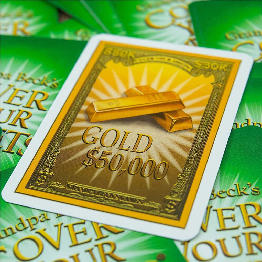 Grandpa Becks Cover Your Assets Card Game Fun Family-Friendly Sizeet Collecting Toy