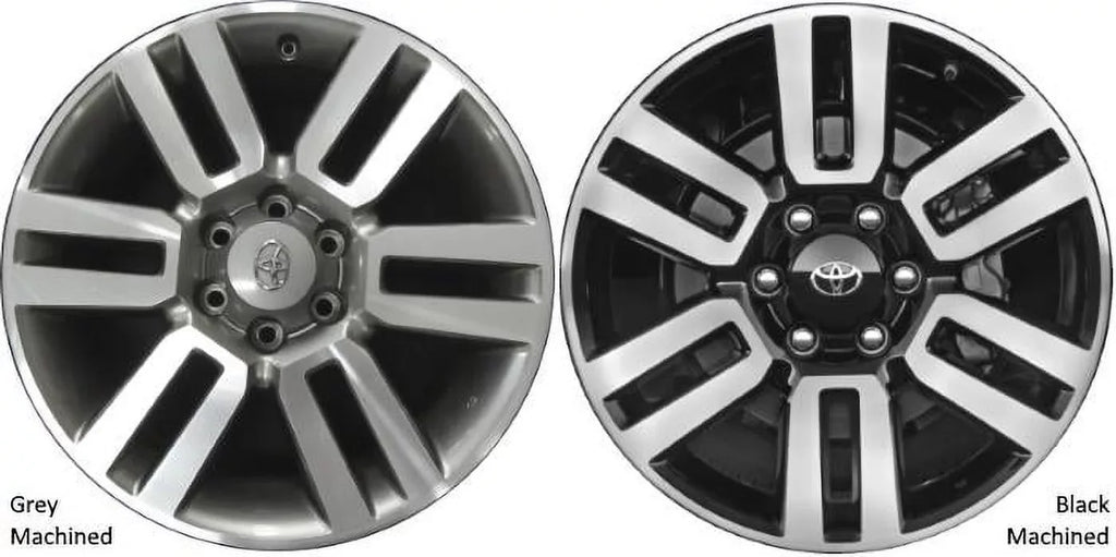 Factory Replacement New Alloy Wheel for 2010-2023 Toyota 4-Runner 20x7 inch Black Rim