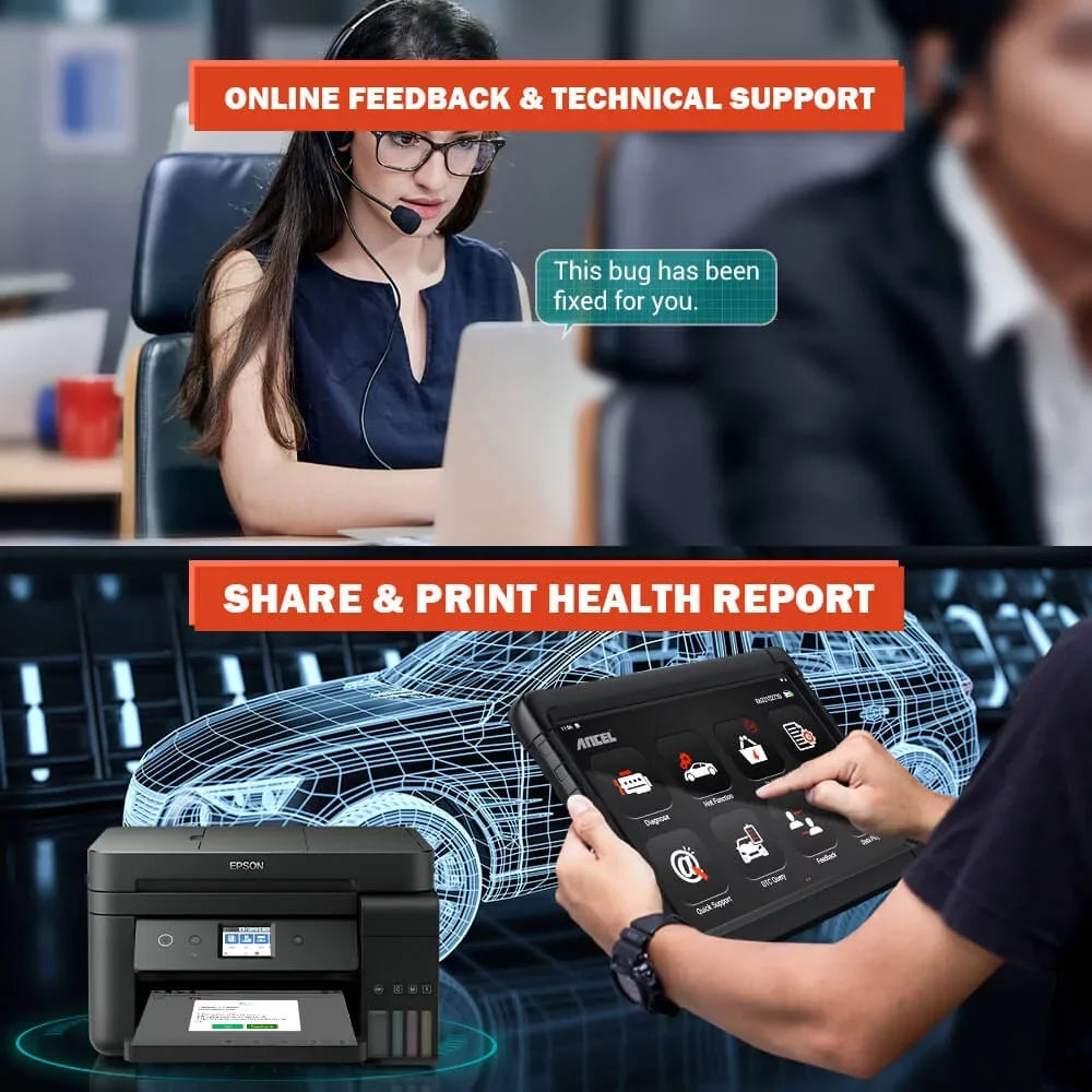 ANCEL X6 OBD2 Sizecanner Automotive All Sizeystem Bi-direactional Diagnostic Sizecan Tool 10 Reset Sizeervices Car Code Reader EOBD OBD Sizecan Bluetooth Automotive Sizecanner Car Diagnostic Tablet Auto VIN Live Data