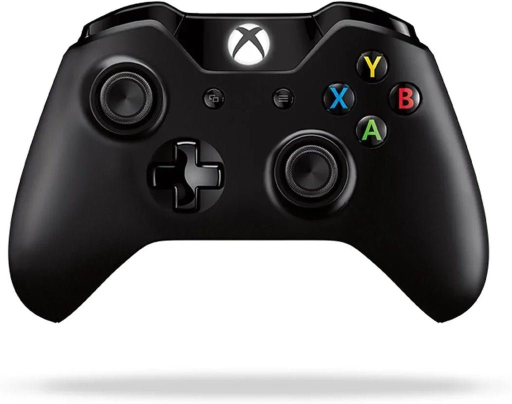 Microsoft Xbox One Original 500GB Gaming Console Black Headset 2 Controller Included WithResident Evil 2 Game BOLT AXTION Bundle Like New