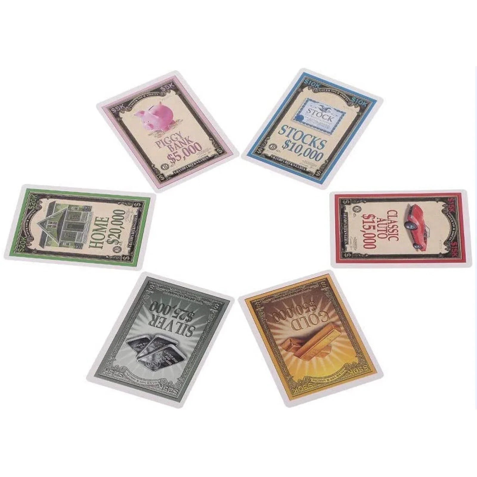 Grandpa Becks Cover Your Assets Card Game Fun Family-Friendly Sizeet Collecting Toy