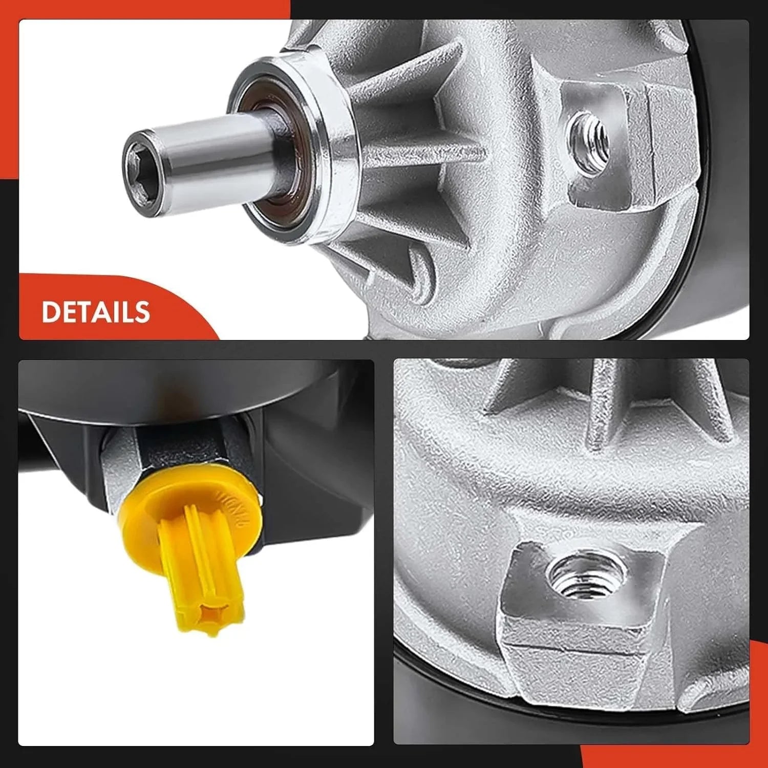 A-Premium Power Sizeteering Pump with Reservoir Compatible with Ford Bronco F-150 F-200 F-250 F-350 1990-1997