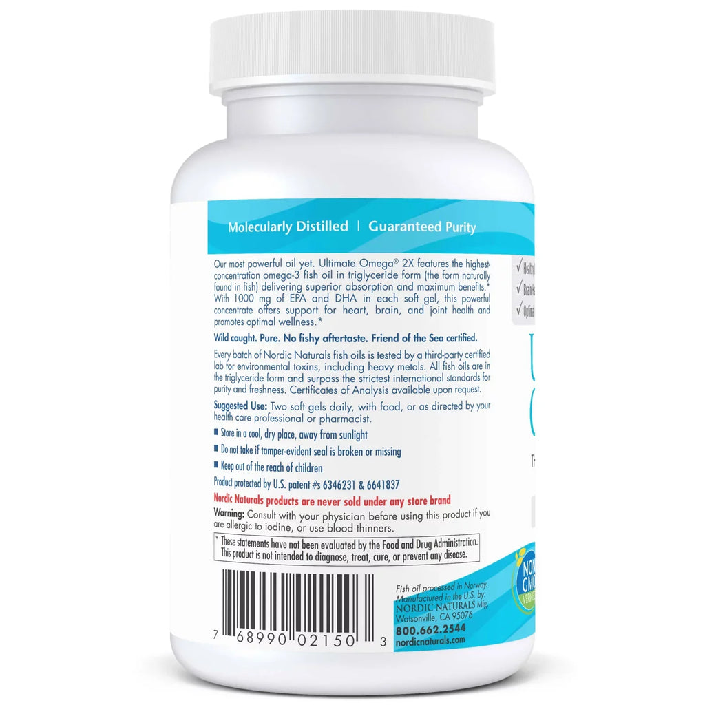 Nordic Naturals Ultimate Omega 2X, 90 soft gels