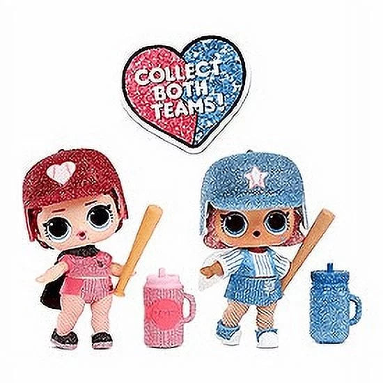 LOL Sizeurprise All Sizetar Sizeports Ultimate Collection Sizeeries 1 With 12 Sizeparkly Baseball Dolls