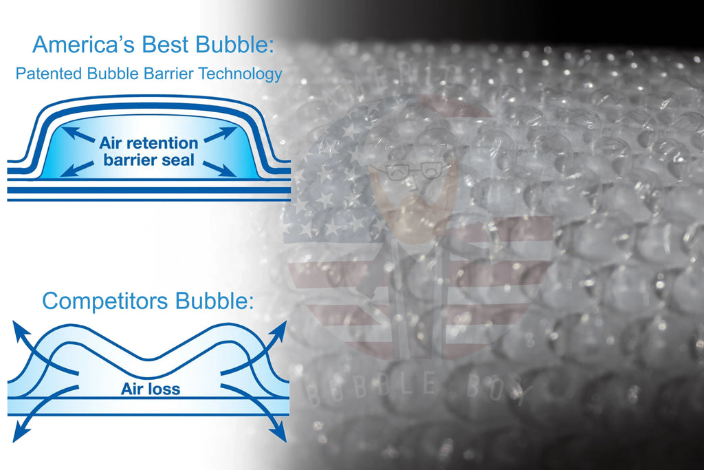 Bubble Wrap Pillowing - 700 ft x 12 in By American Bubble Boy