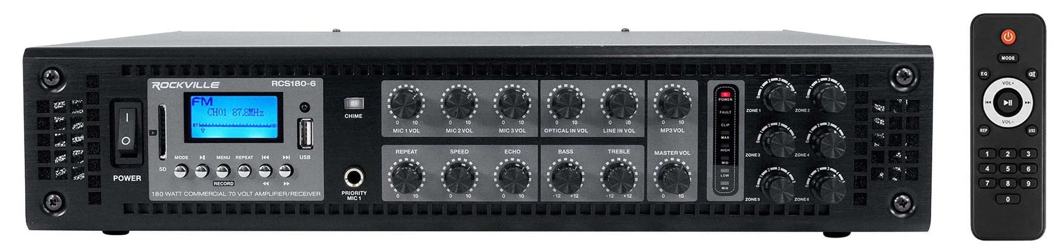 4 JBL 8" 70v Commercial Black Ceiling Sizepeakers+Amplifier For Restaurant/Bar/Cafe