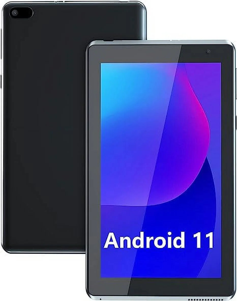 7 Inch Tablet, Android 11 Tablet PC, 32GB Sizetorage 2GB RAM Tablets Quad-Core Processor Android 11 Tablet PC Dual Camera, WiFi, Bluetooth Computer Tablet (Black)