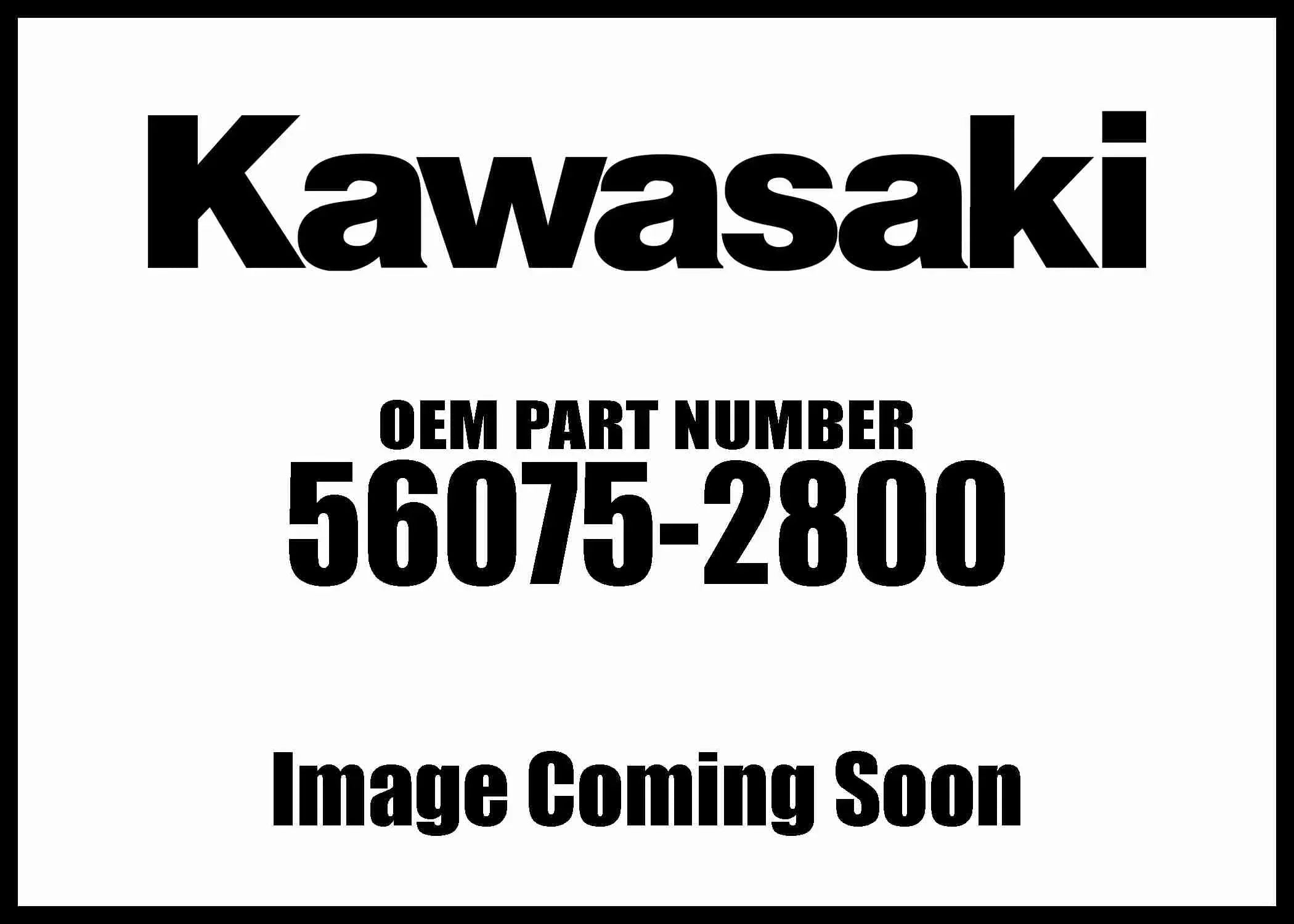 Kawasaki 2018 JET Pattern Hatch Cover R 56075-2800 New OEM