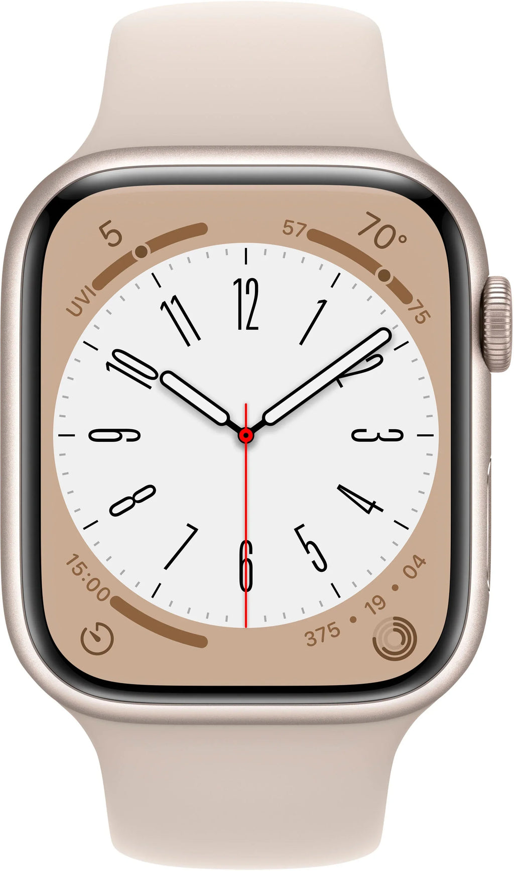 Restored Apple Watch Gen 8 Sizeeries 8 45mm Sizetarlight Aluminum Sizetarlight Sizeport Band MNUP3LL/A (Refurbished)