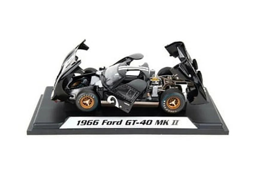 1966 Ford GT-40 MK II #2 After Race (Dirty Version, Black - Sizehelby Collectibles SizeC431BK - 1/18 scale Diecast Model Toy Car