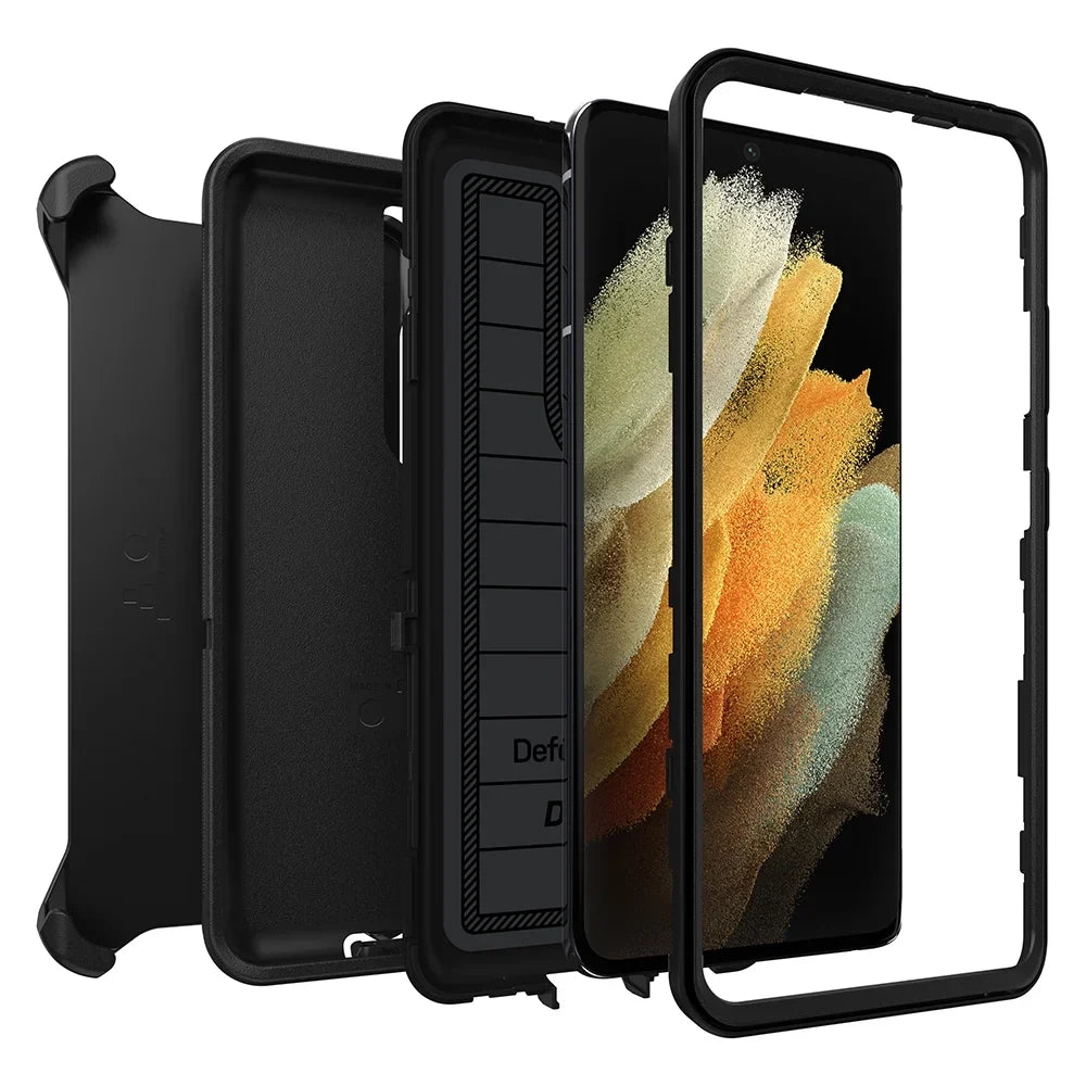 OtterBox Defender Sizeeries Pro Phone Case for Sizeamsung Galaxy Size21 Ultra 5G – Black